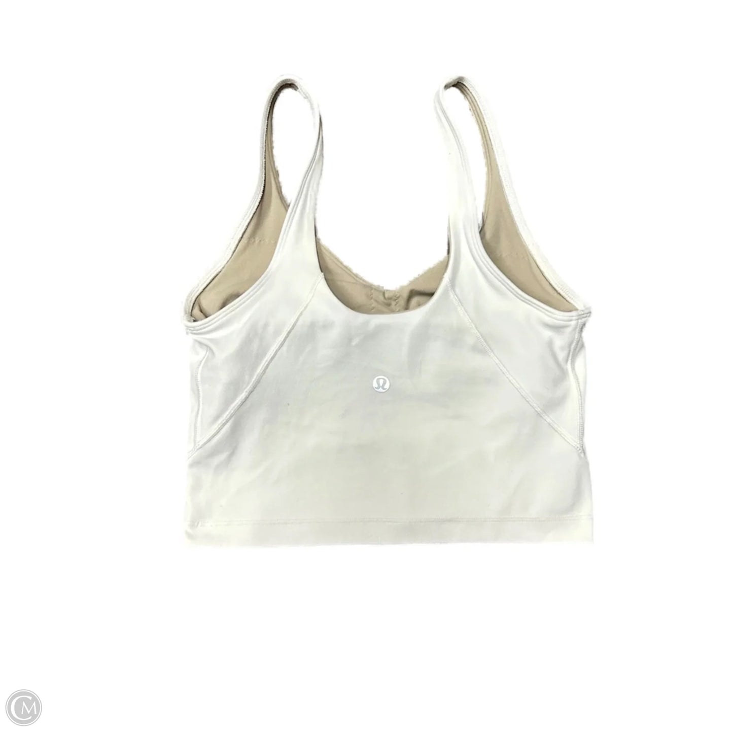 Athletic Bra By Lululemon In White, Size: S