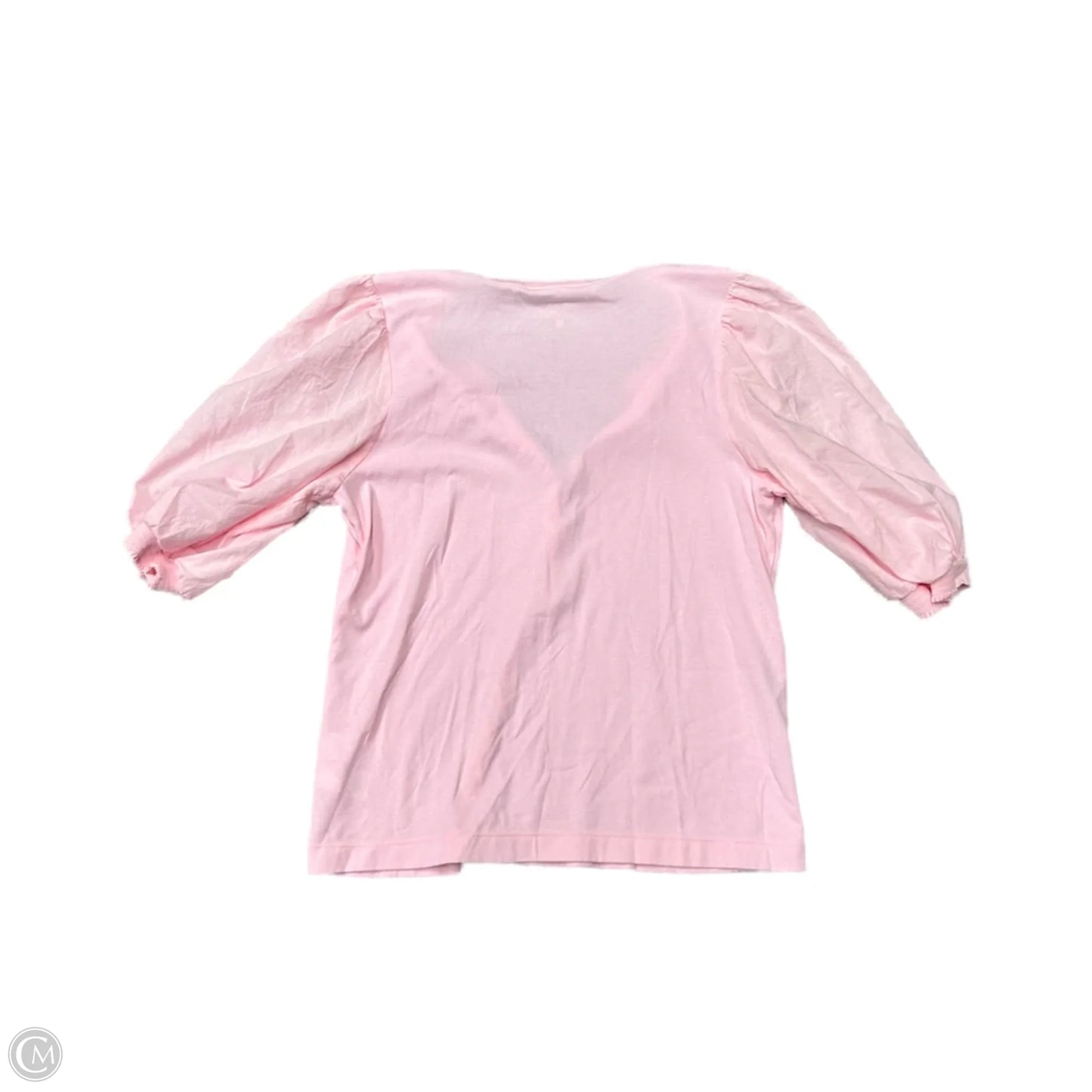 Top Short Sleeve Designer By Lilly Pulitzer In Pink, Size: L