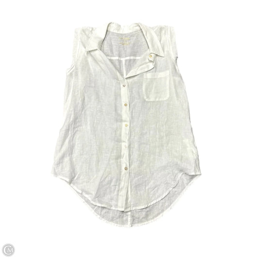 Top Sleeveless Designer By Lilly Pulitzer In White, Size: S