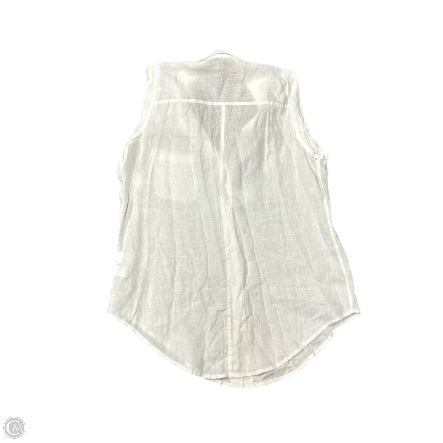 Top Sleeveless Designer By Lilly Pulitzer In White, Size: S