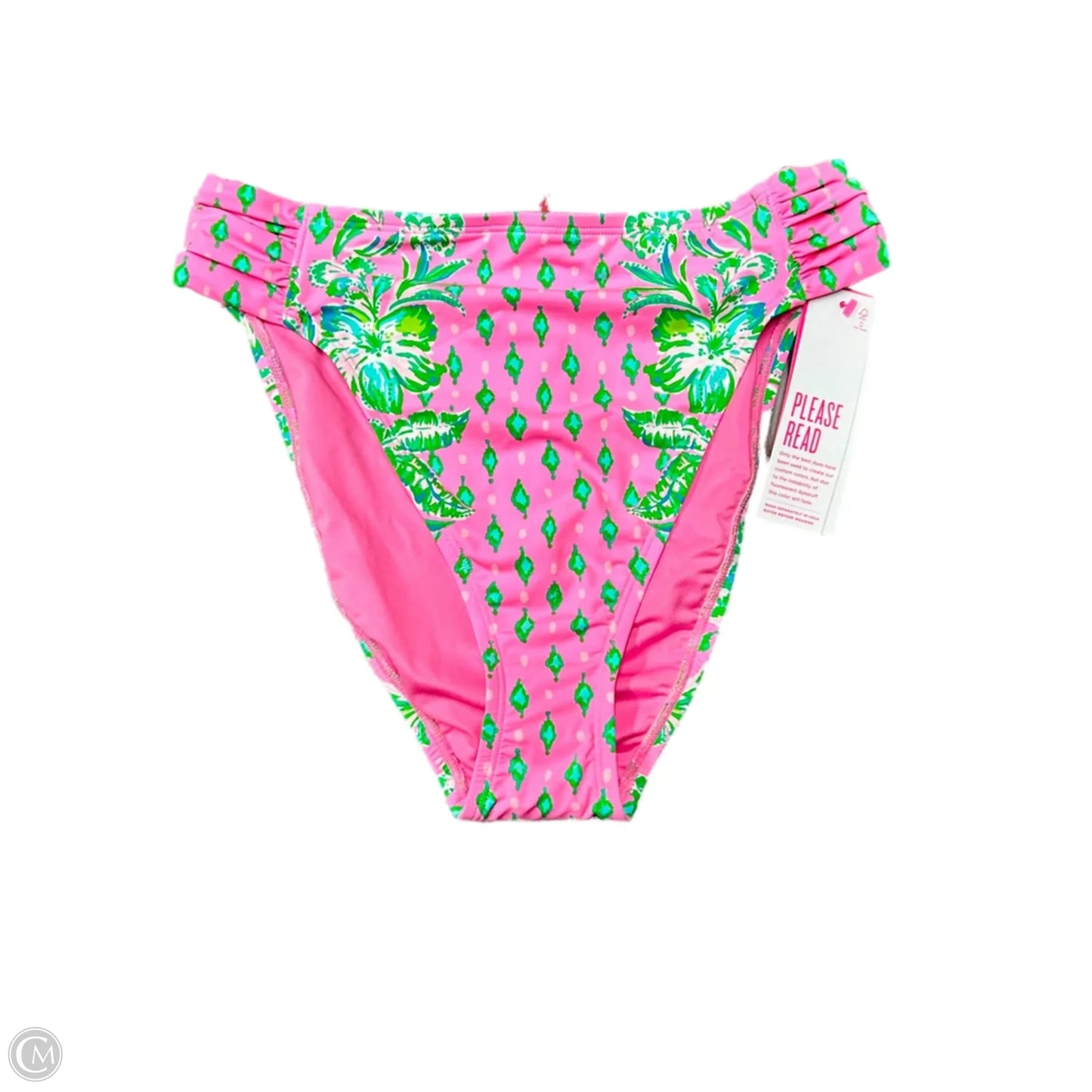 Swimsuit Designer By Lilly Pulitzer In Green & Pink, Size: S