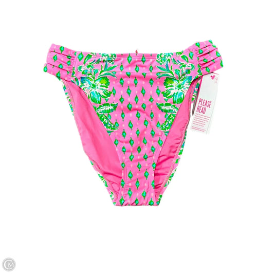 Swimsuit Designer By Lilly Pulitzer In Green & Pink, Size: S