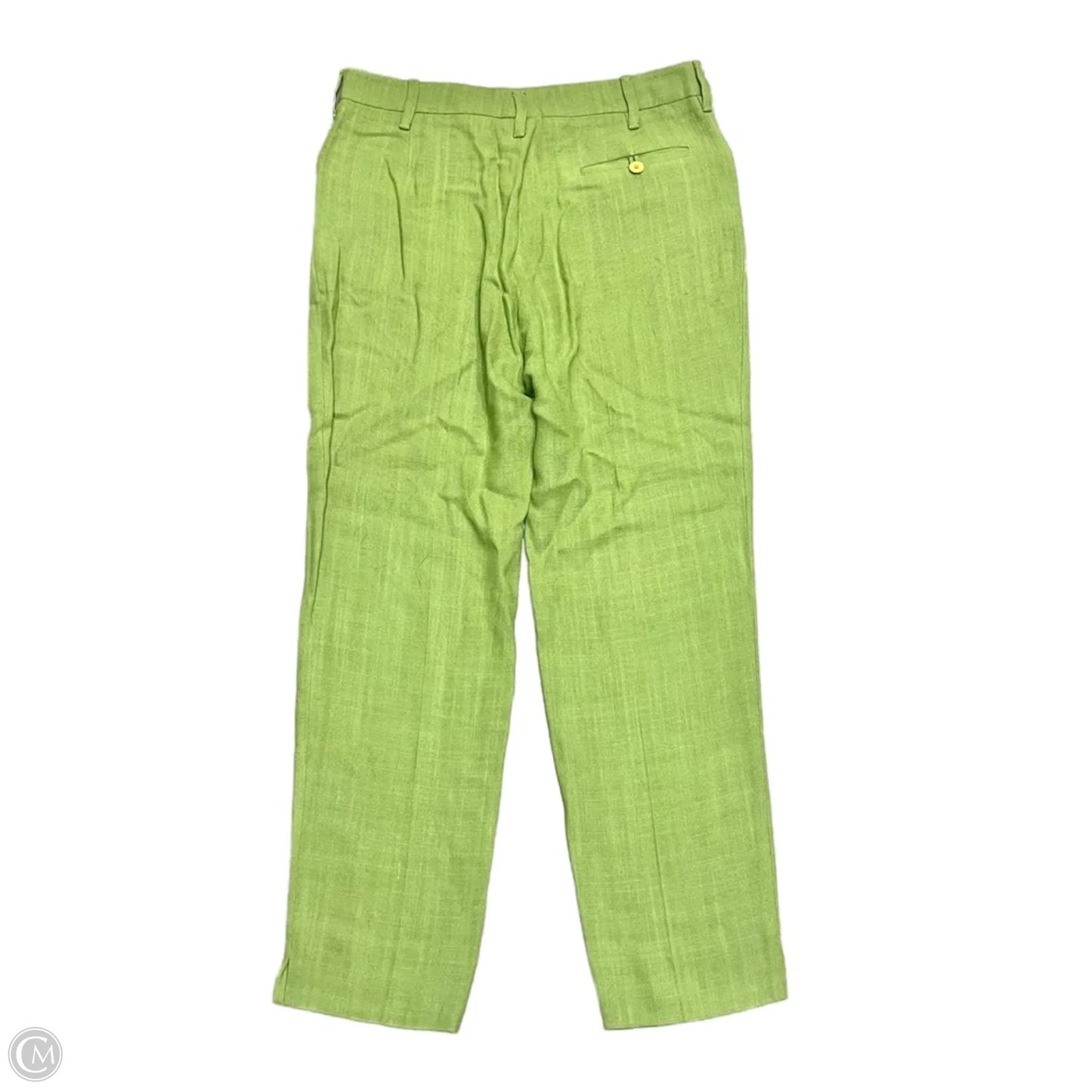 Pants Luxury Designer By Prada In Green, Size: 10