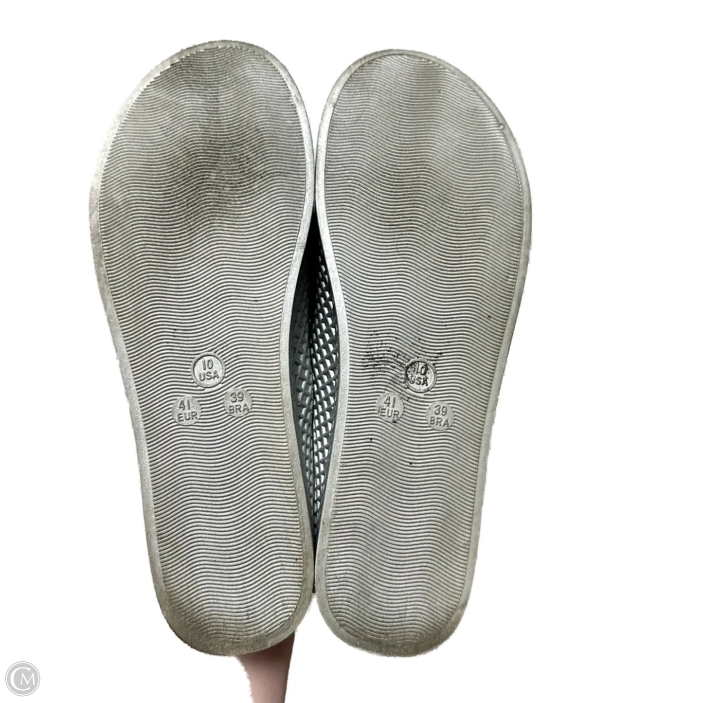 Sandals Heels Platform By Jeffery Campbell In Silver, Size: 10
