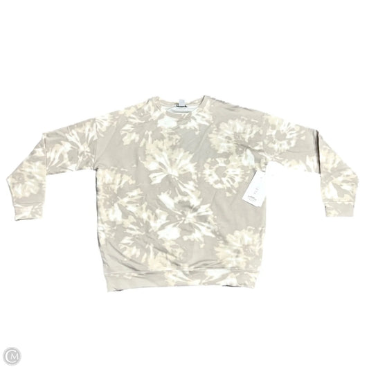 Sweatshirt Crewneck By Athleta In Cream, Size: S