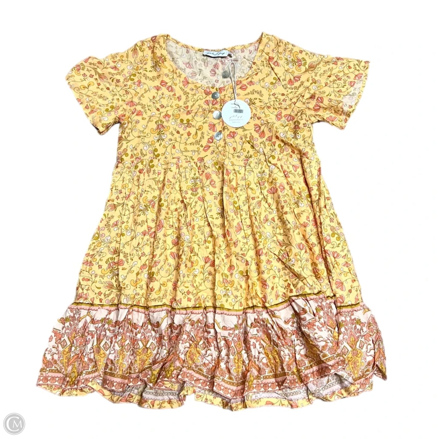 Dress Casual Short By Petal And Pup In Orange, Size: S