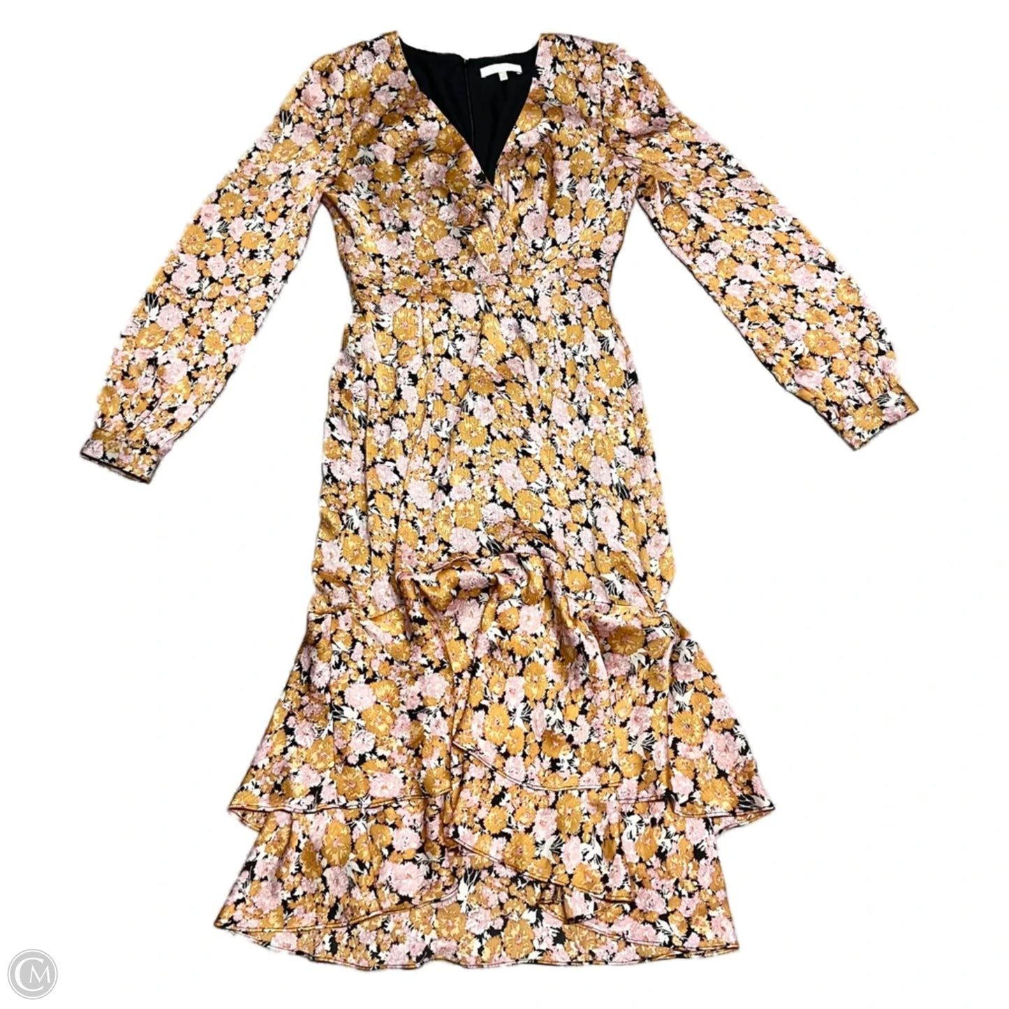 Dress Casual Maxi By Wayf In Orange & Pink, Size: S