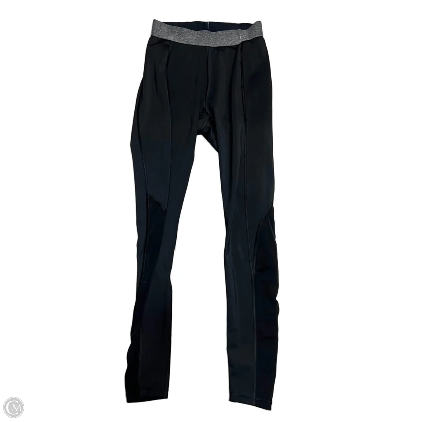 Athletic Leggings By Athleta In Black & Grey, Size: 0