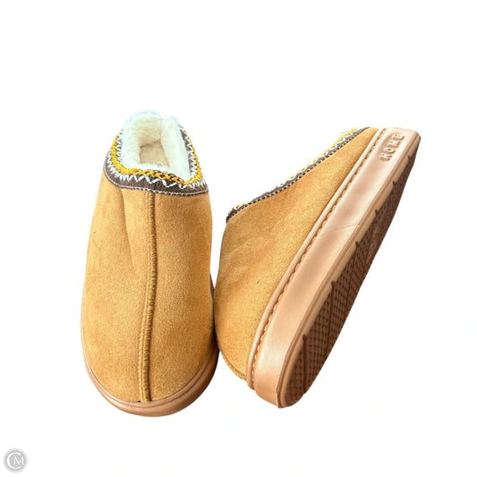 Slippers By Home In Tan, Size: 9
