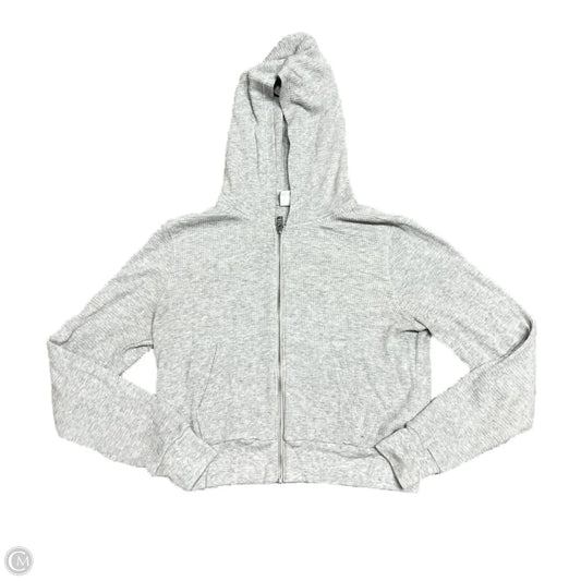 Sweatshirt Hoodie By Tna In Grey, Size: M