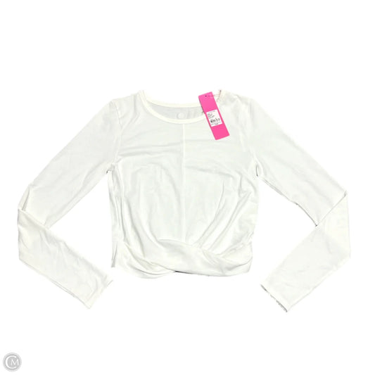 Top Long Sleeve Designer By Lilly Pulitzer In White, Size: Xs