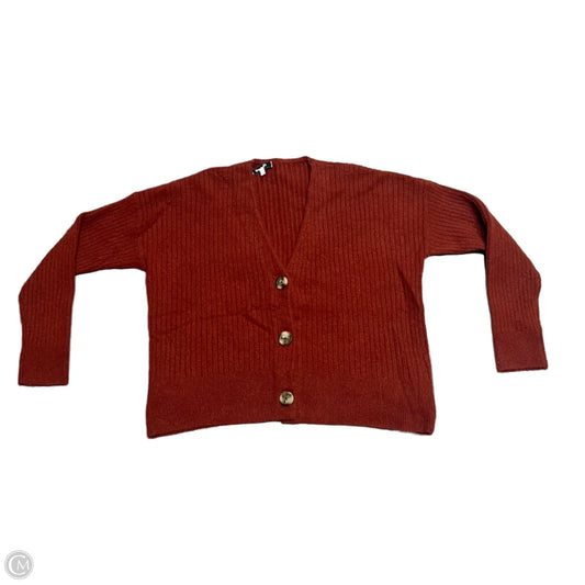 Sweater Cardigan By Madewell In Brown, Size: Xs