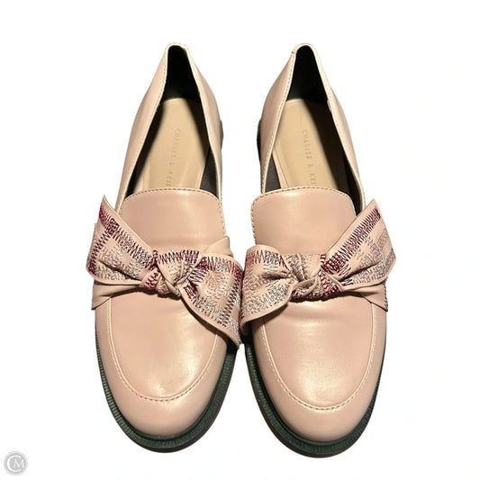 Shoes Heels Platform By Charles and Keith In Pink & Red, Size: 5