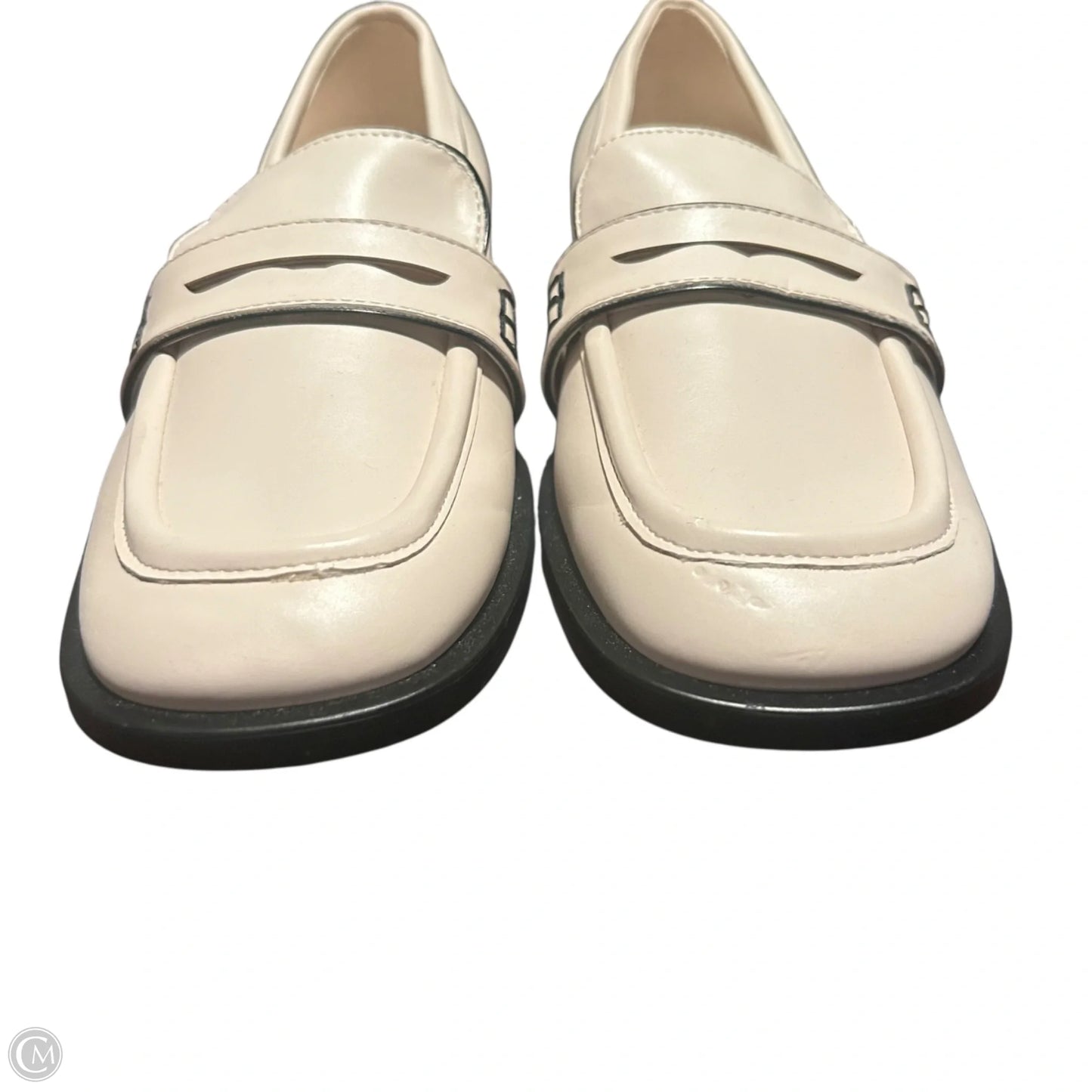 Shoes Heels Platform By Charles and Keith In Cream, Size: 5