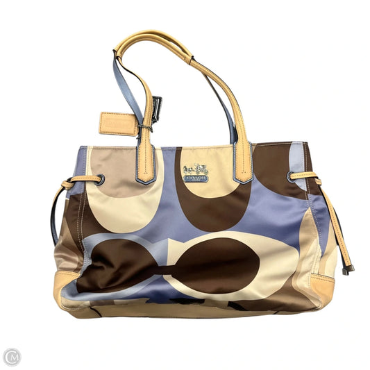 Tote Designer By Coach, Size: Large