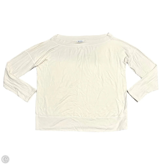 Athletic Sweatshirt Crewneck By Athleta In Cream, Size: Xl