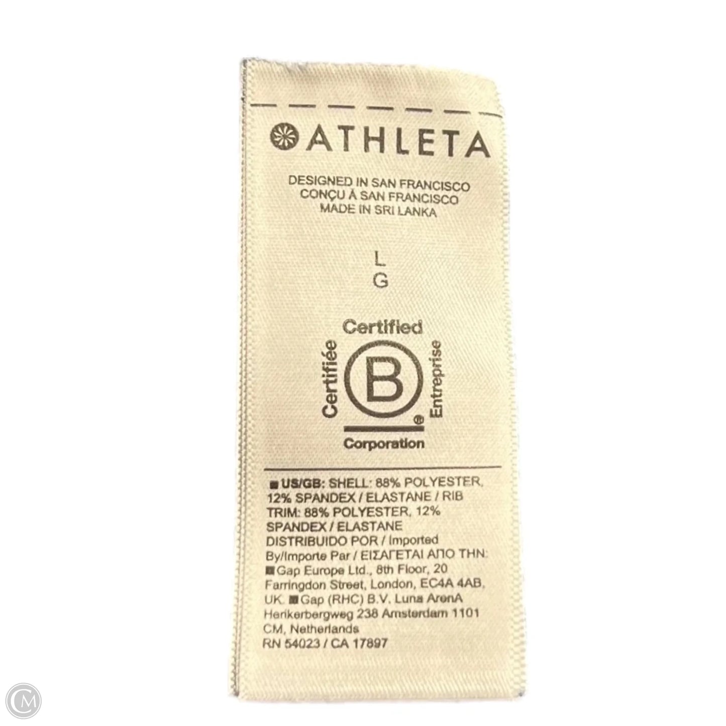 Athletic Tank Top By Athleta In Blue, Size: L