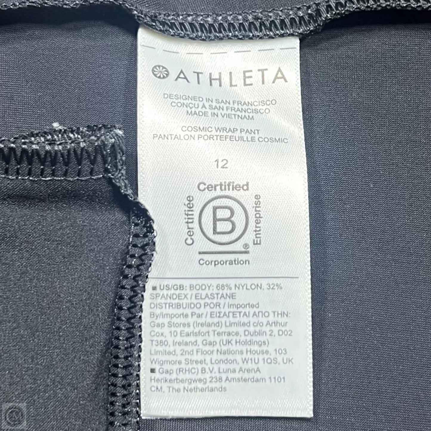 Athletic Pants By Athleta In Black, Size: 12