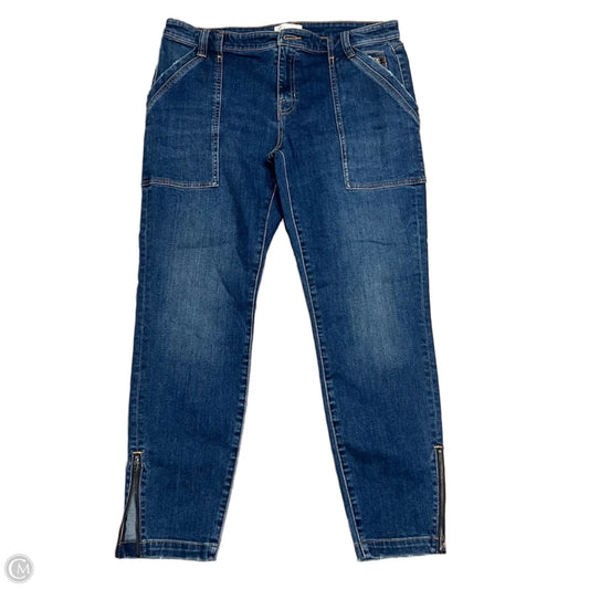 Jeans Straight By Joie In Blue Denim, Size: 14