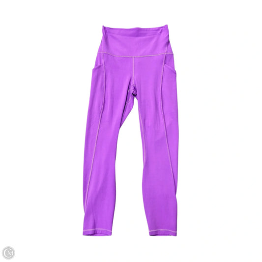Athletic Leggings By Lululemon In Purple, Size: 4