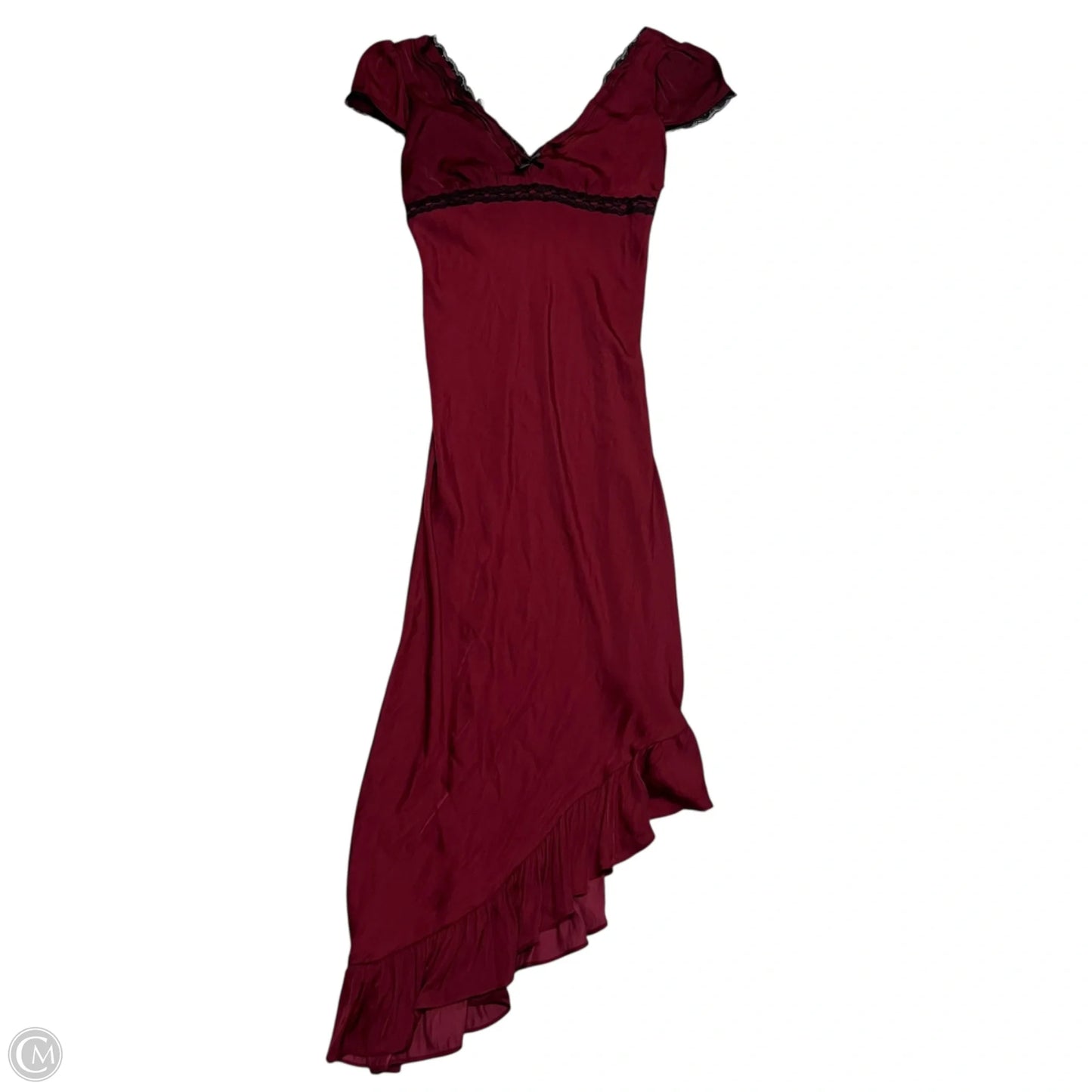 Dress Casual Maxi By Kimichi Blue In Black & Red, Size: L