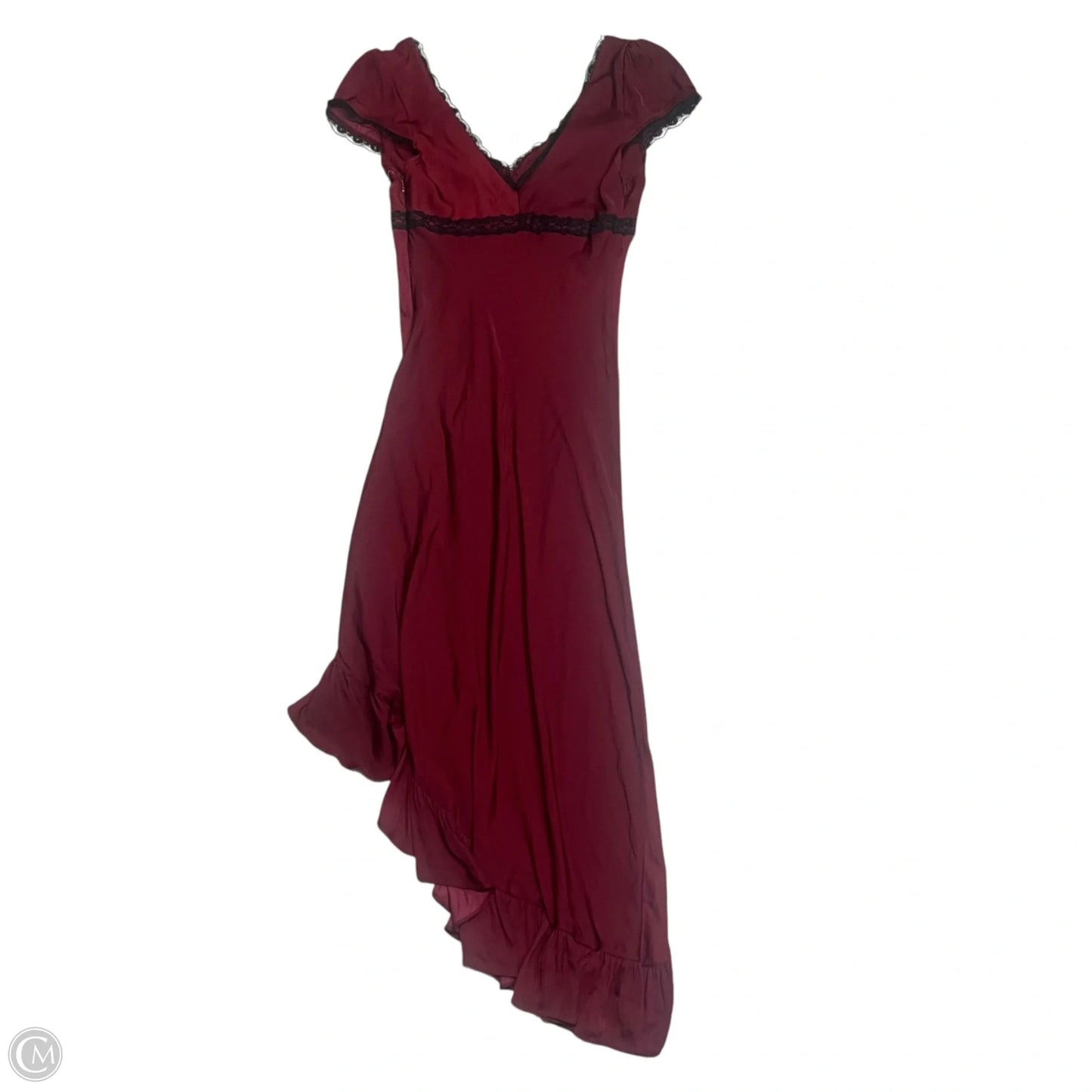 Dress Casual Maxi By Kimichi Blue In Black & Red, Size: L