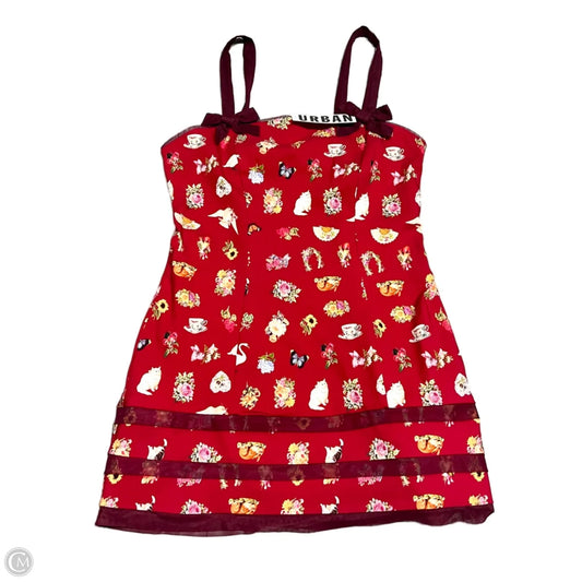 Dress Casual Short By Kimichi Blue In Red, Size: L
