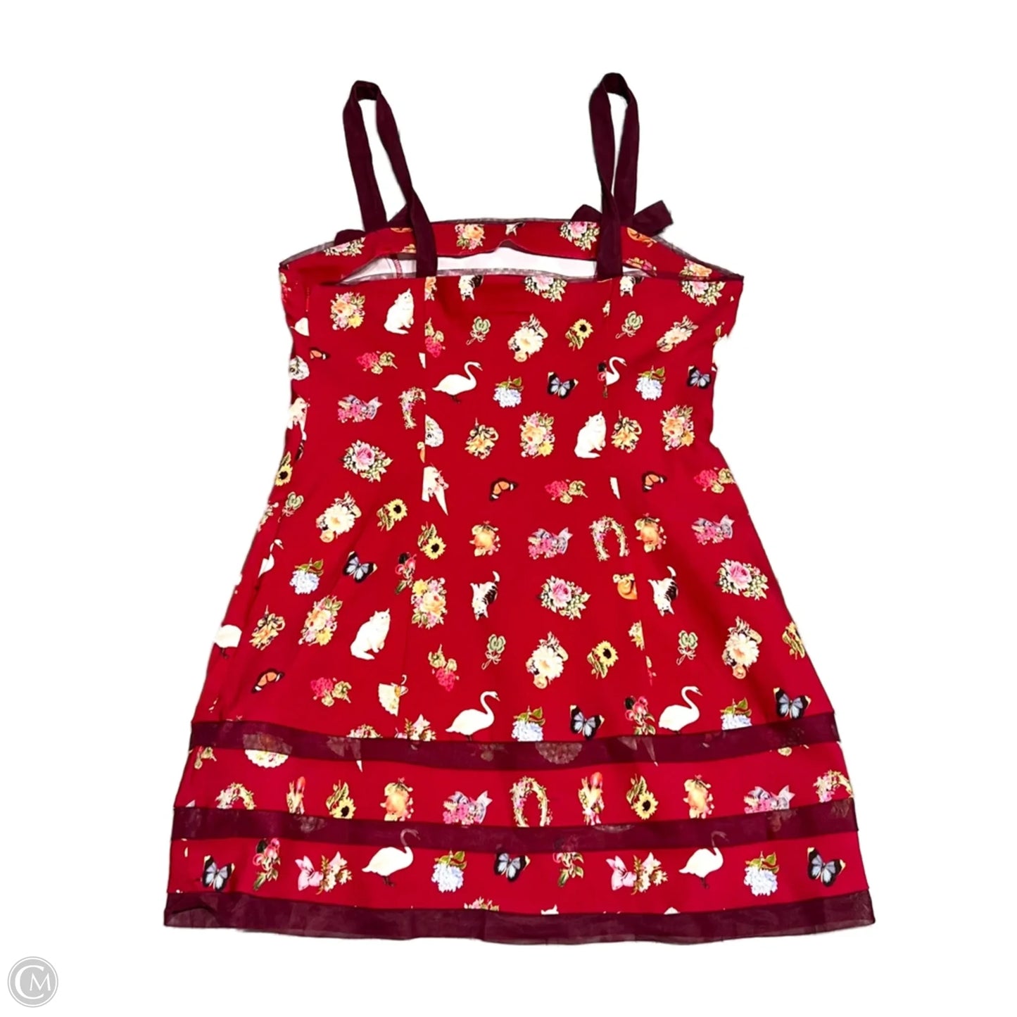 Dress Casual Short By Kimichi Blue In Red, Size: L