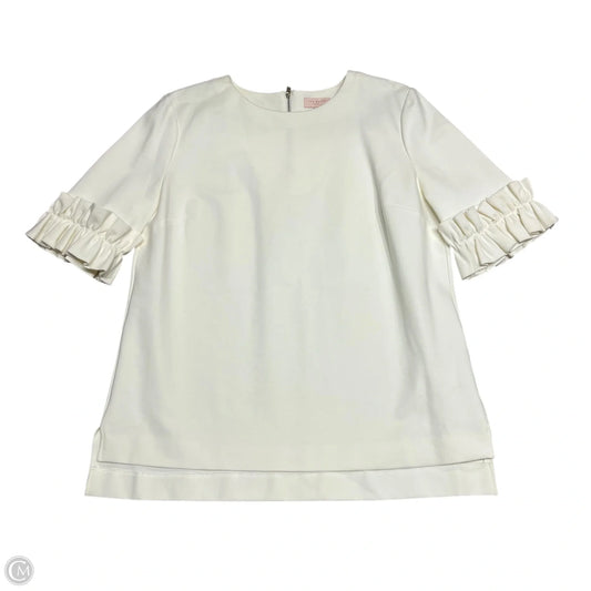 Top Short Sleeve By Ted Baker In Cream, Size: L