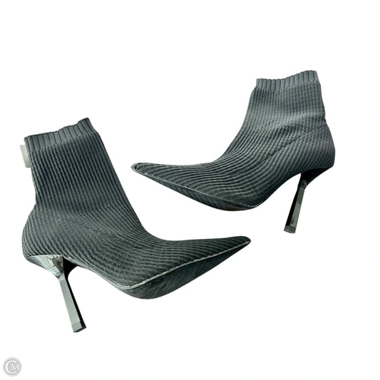 Boots Ankle Heels By Zara In Black, Size: 10