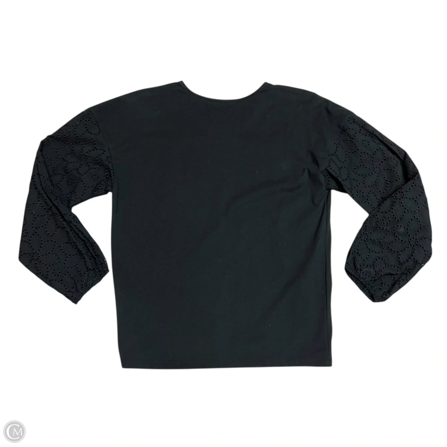 Top Long Sleeve By Madewell In Black, Size: Xs