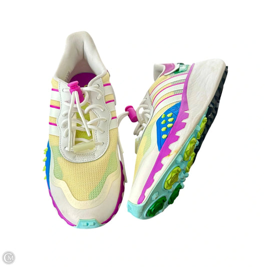Shoes Sneakers By Adidas In Purple & White, Size: 8