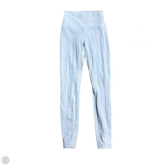 Athletic Leggings By Lululemon In Blue, Size: 4