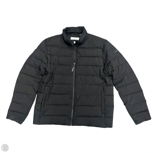 Coat Puffer & Quilted By Calvin Klein In Black, Size: L
