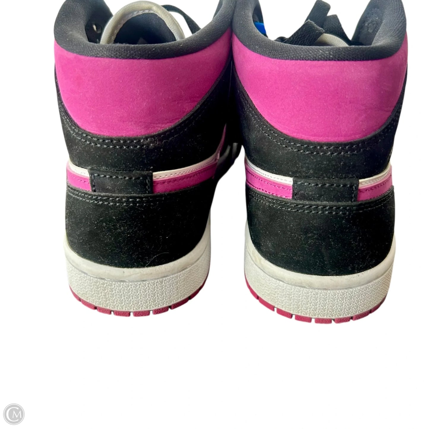 Shoes Luxury Designer By Jordan In Black & Purple, Size: 6.5