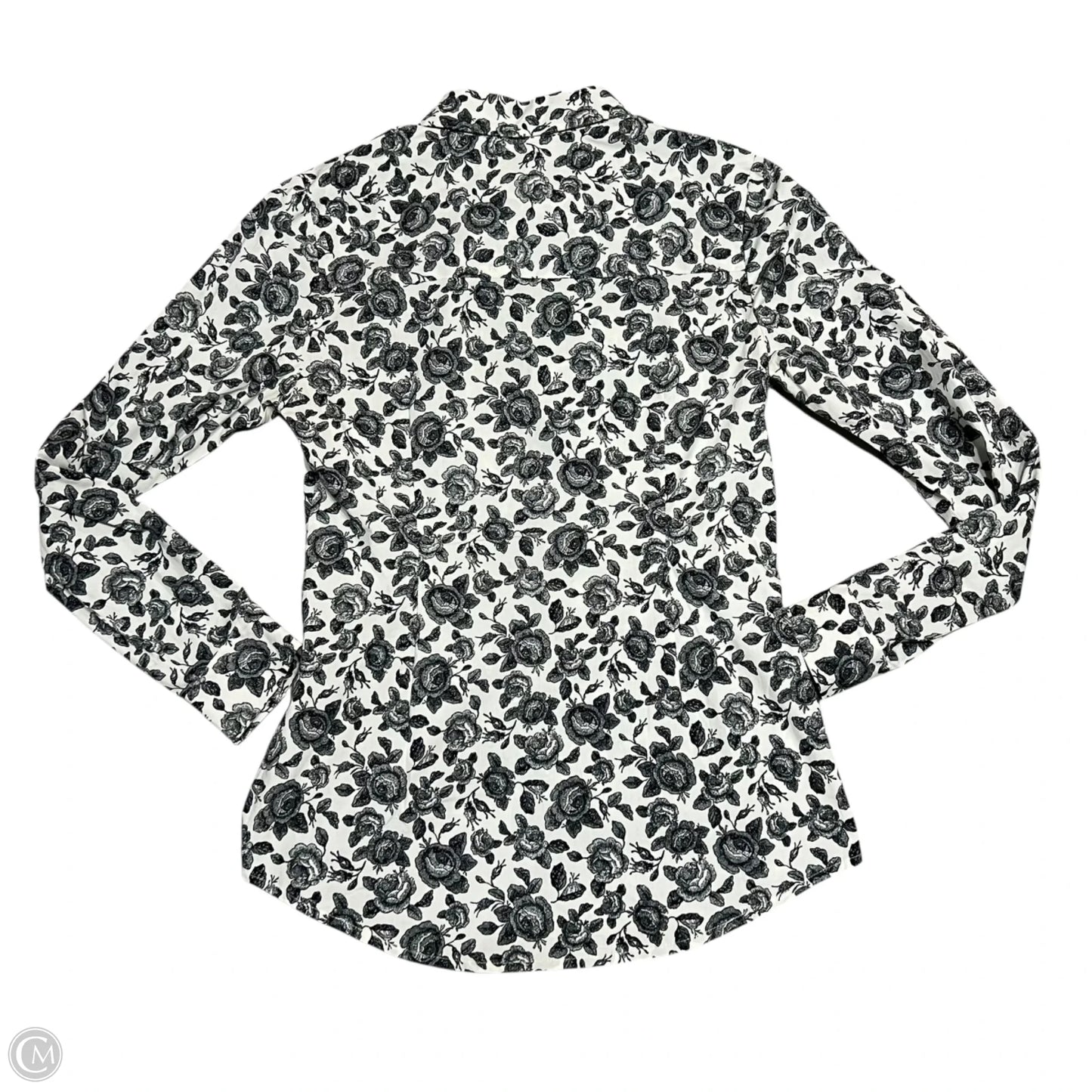 Top Long Sleeve By Thakoon In Black & White, Size: S
