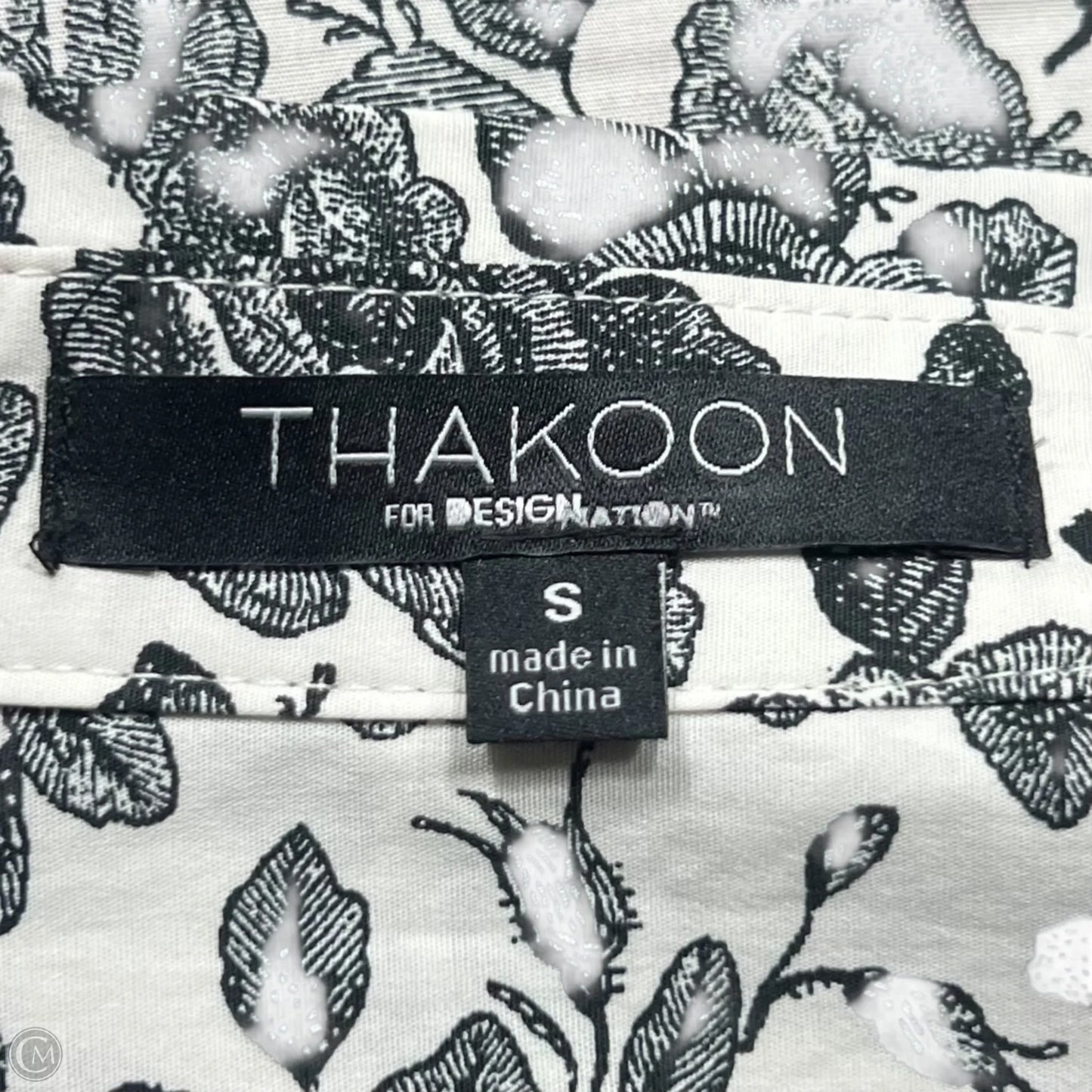 Top Long Sleeve By Thakoon In Black & White, Size: S