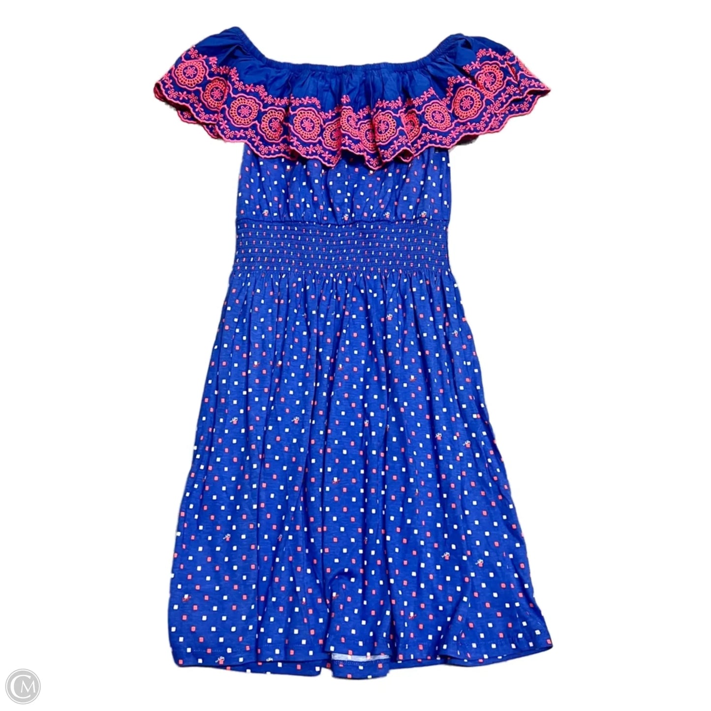 Dress Designer By Lilly Pulitzer In Blue & Orange, Size: Xs