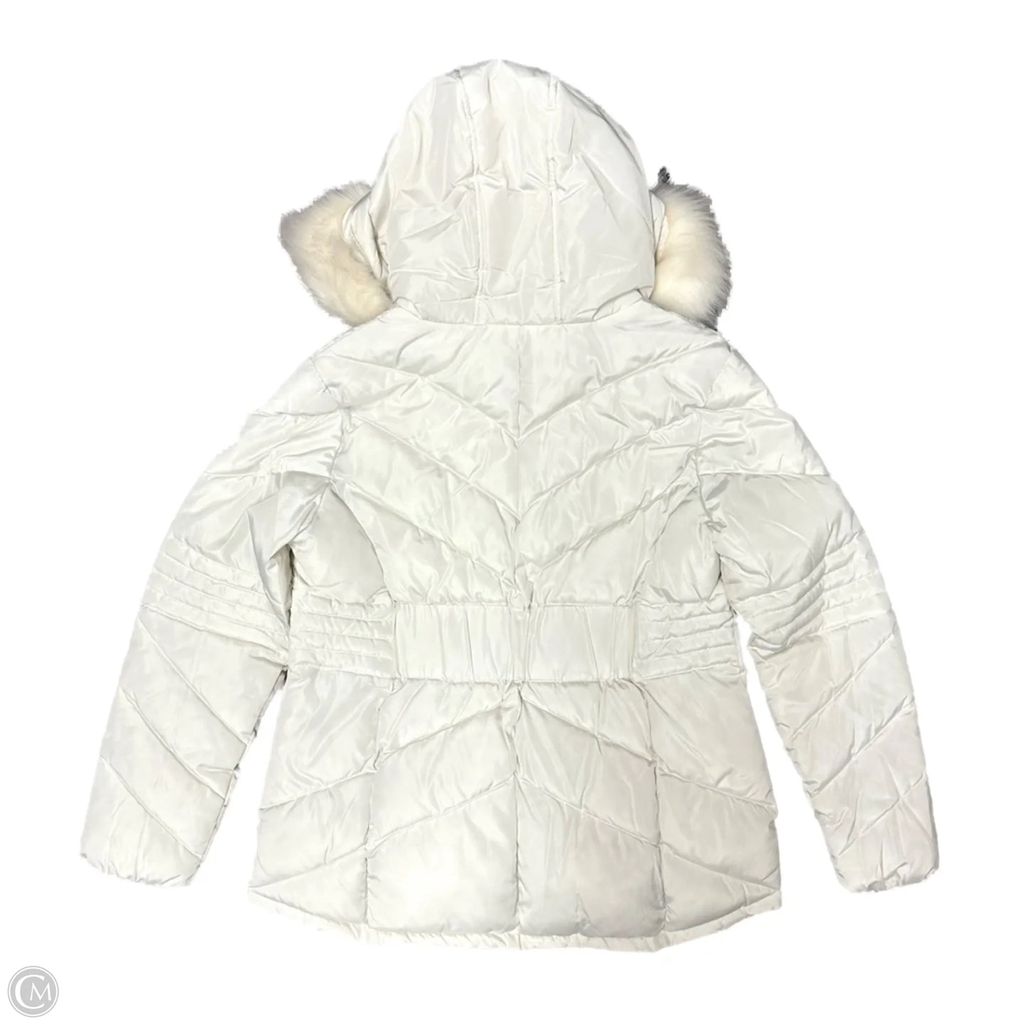 Coat Parka By Guess In Cream, Size: Xl