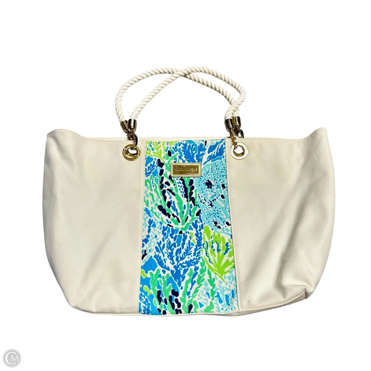 Tote Designer By Lilly Pulitzer, Size: Large