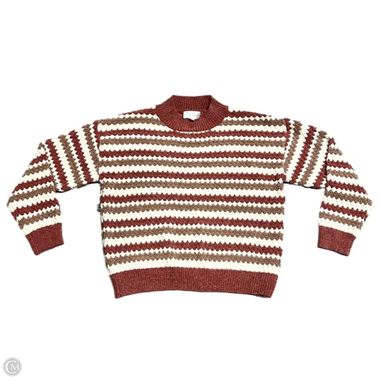 Sweater By Line & Dot In Cream & Tan, Size: S