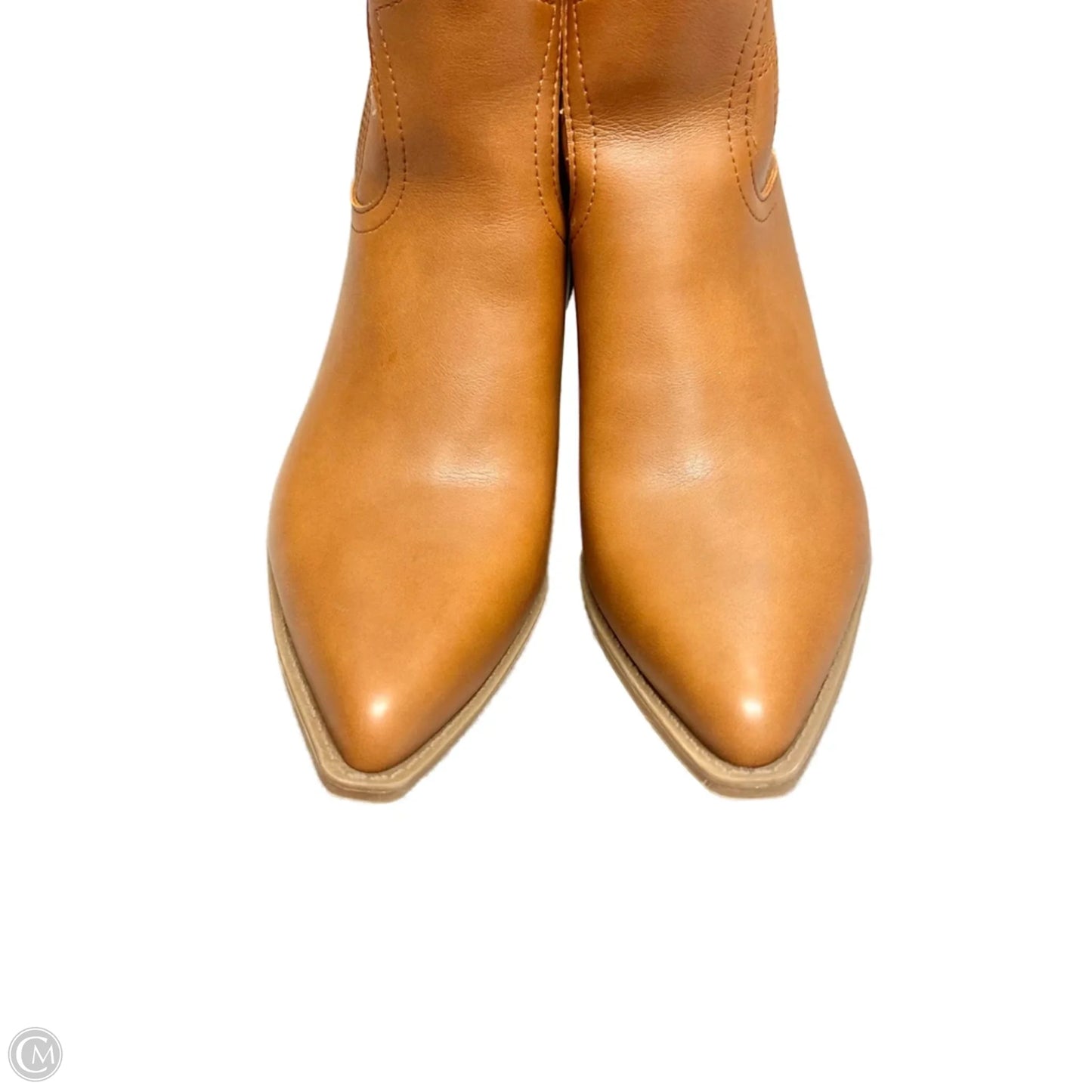 Boots Knee Heels By Mix No 6 In Brown, Size: 7.5