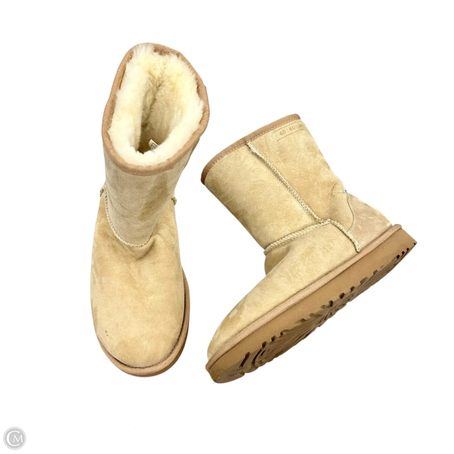 Boots Designer By Ugg In Blue & Cream, Size: 6