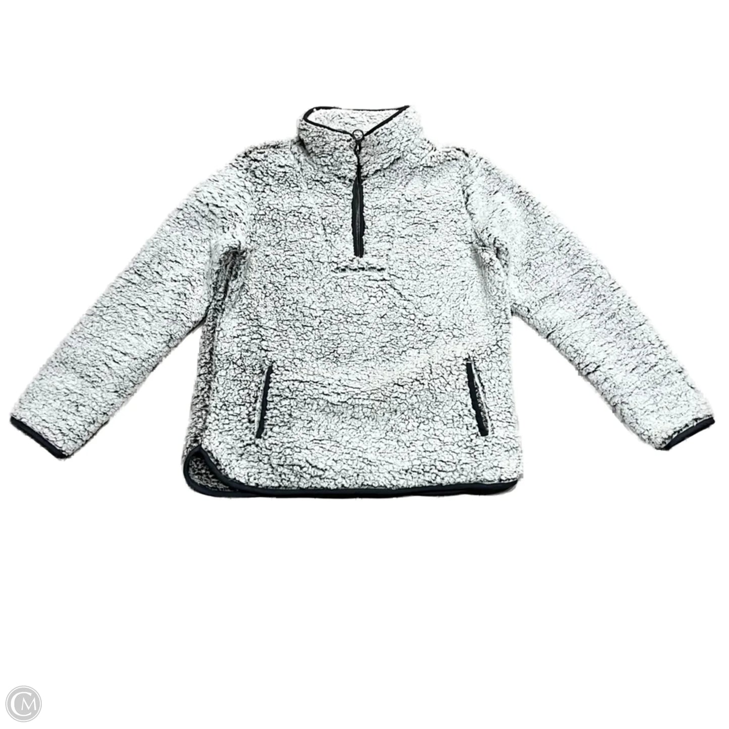 Sweatshirt Collar By Thread And Supply In Grey, Size: M