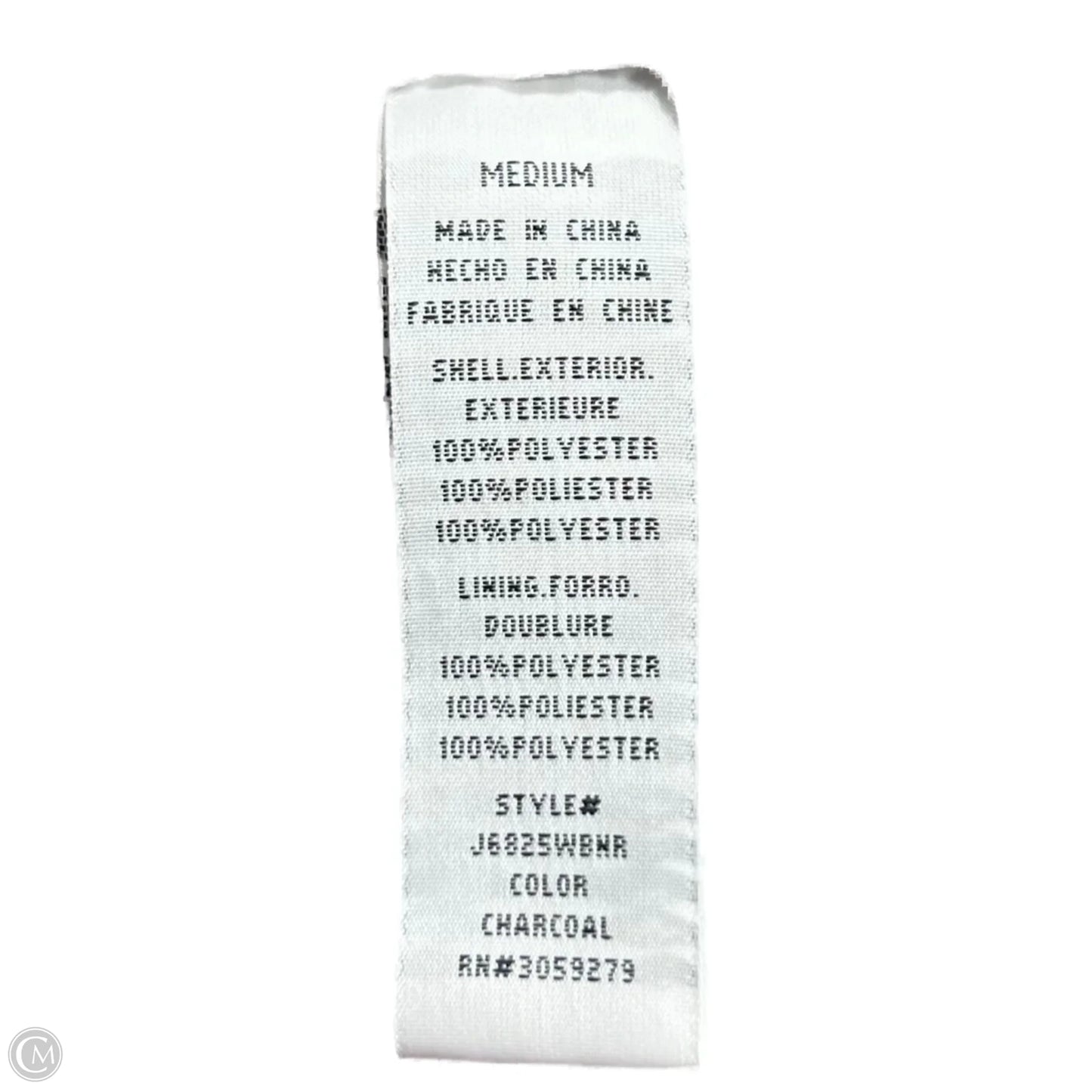 Sweatshirt Collar By Thread And Supply In Grey, Size: M