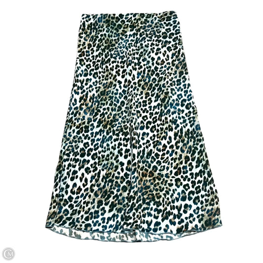 Skirt Maxi By Fifteen Twenty In Leopard Print, Size: 12