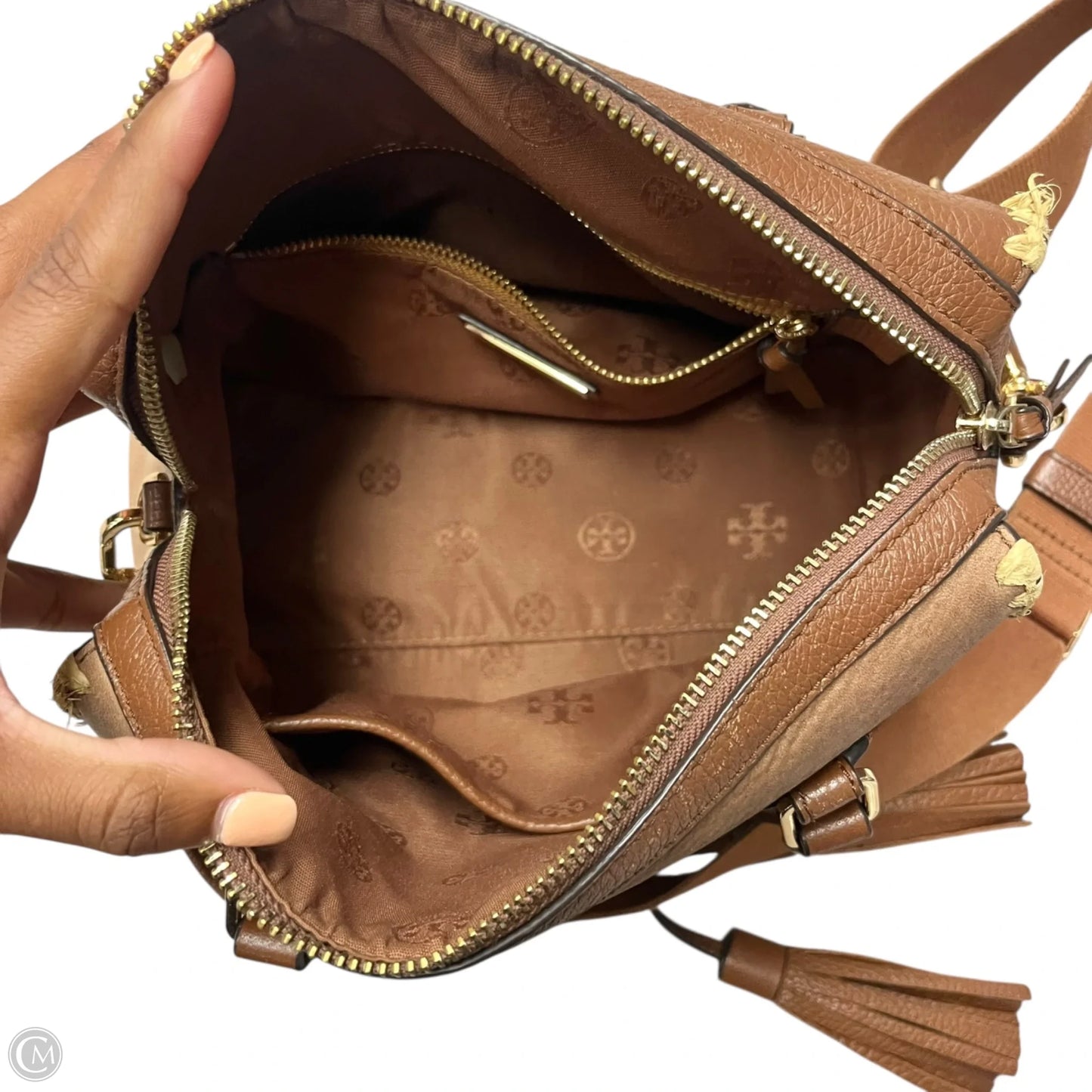 Handbag Designer By Tory Burch, Size: Medium
