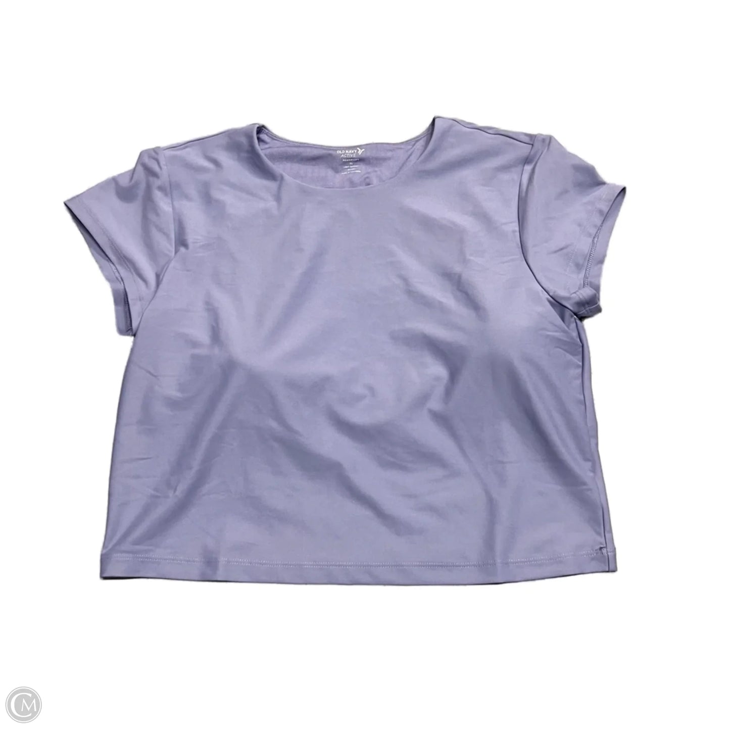 Athletic Top Short Sleeve By Old Navy In Purple, Size: Xl