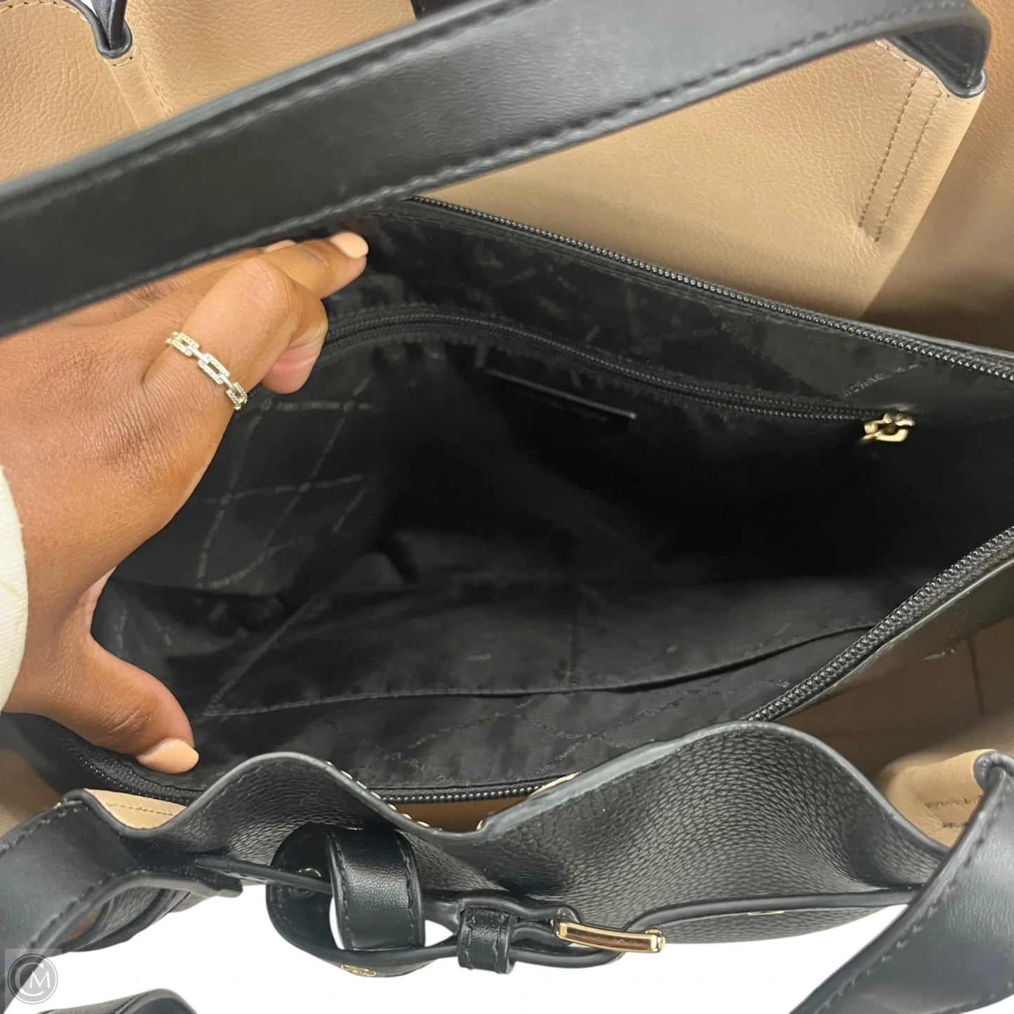 Tote Designer By Michael Kors, Size: Large