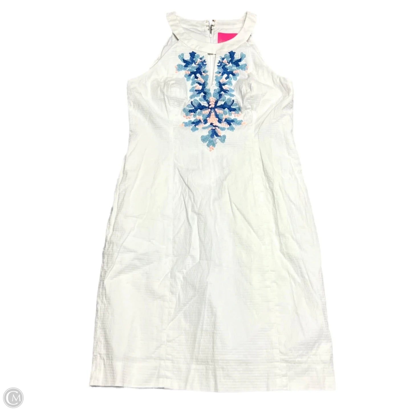 Dress Designer By Lilly Pulitzer In Blue & White, Size: M